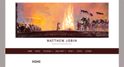 Desktop Screenshot of matthewjobin.com
